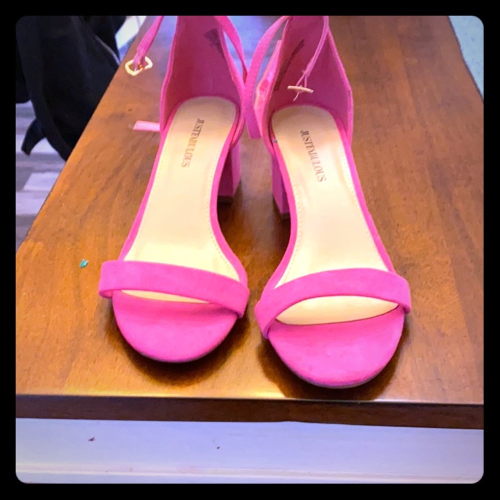 Cute hot pink heels